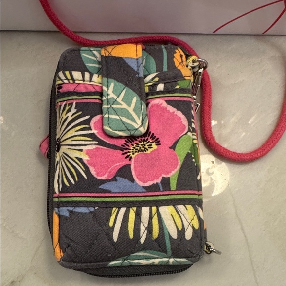 EUC Vera Bradley with Bag! Clutch, Wallet Small Purse, Adjustable Strap. - Picture 2 of 8